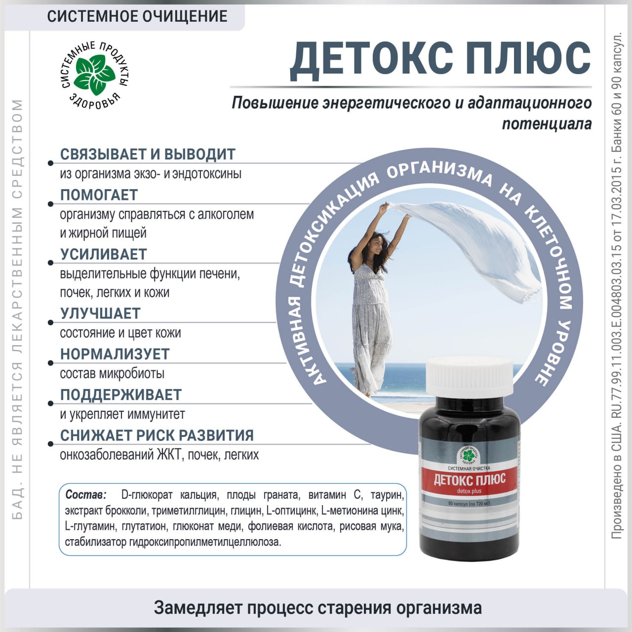 Детокс Плюс, 60 капс.